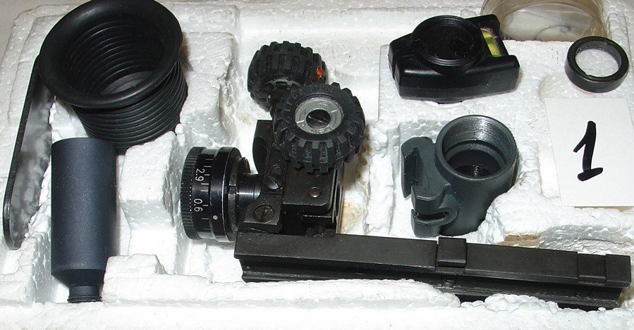  Anschutz Diopter Sight Set Perfect Condition